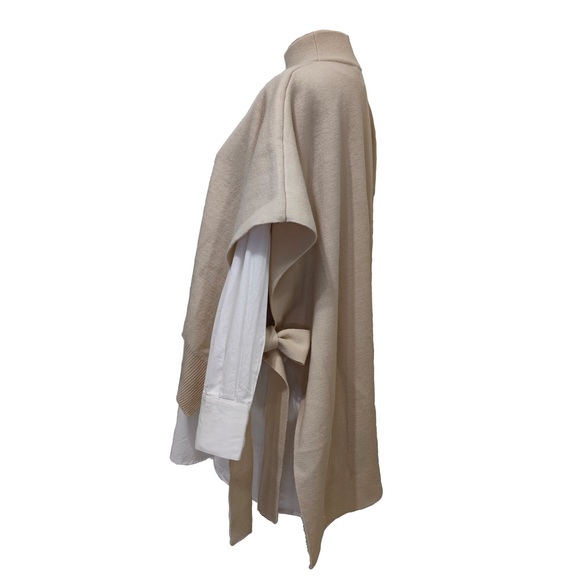 Vest layered nocollar shirts dress - Picture 5 of 12